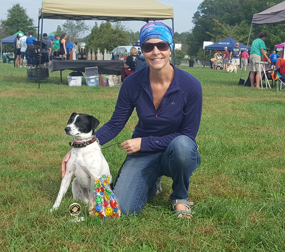 DrRobyn-outside-Nebby Thank The Cartel For Getting Me Out Of The Cult Website - Author Photo - Dr Robyn Lynette with Nebby